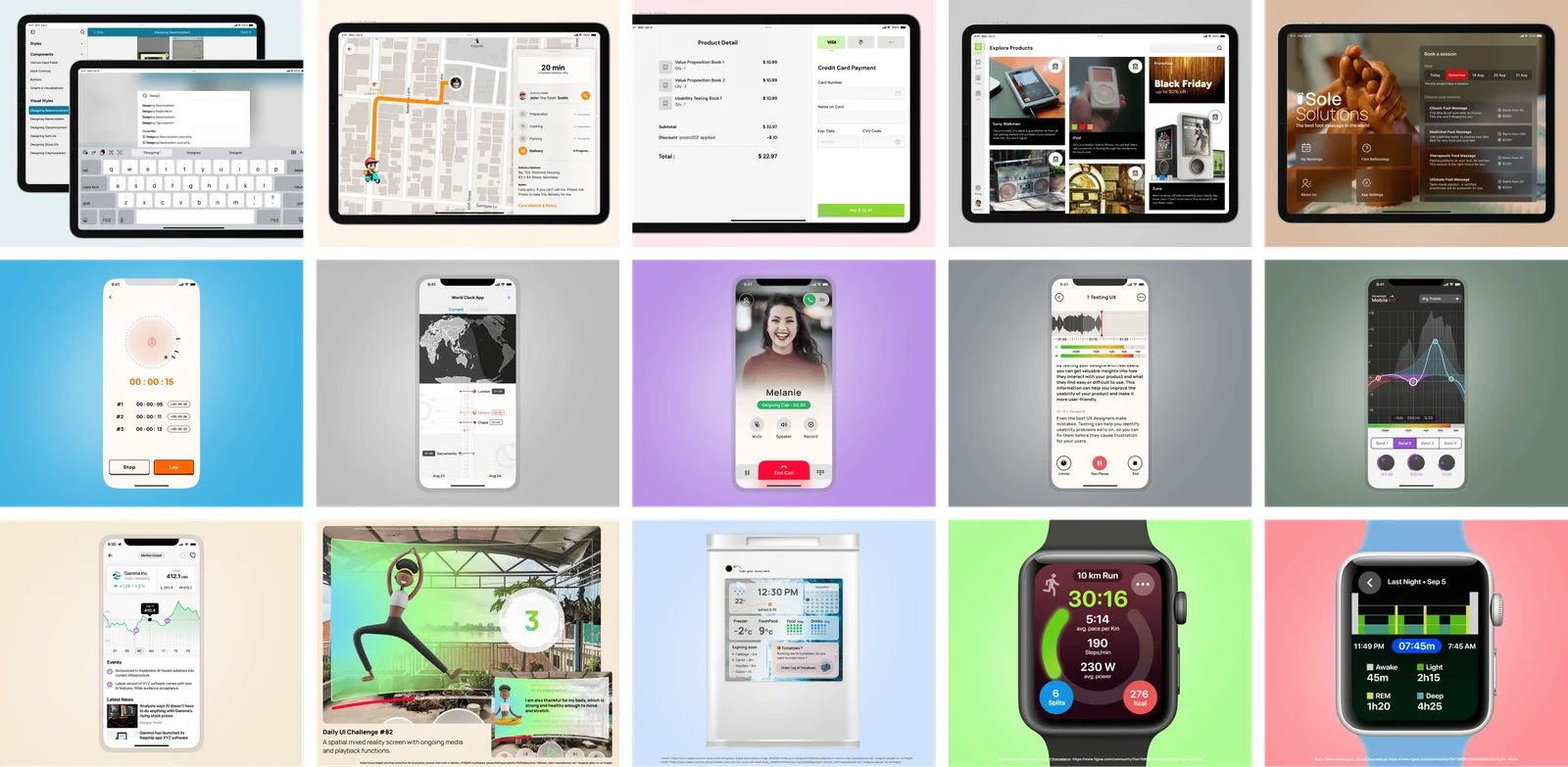 Tablet and iPad layout experiments