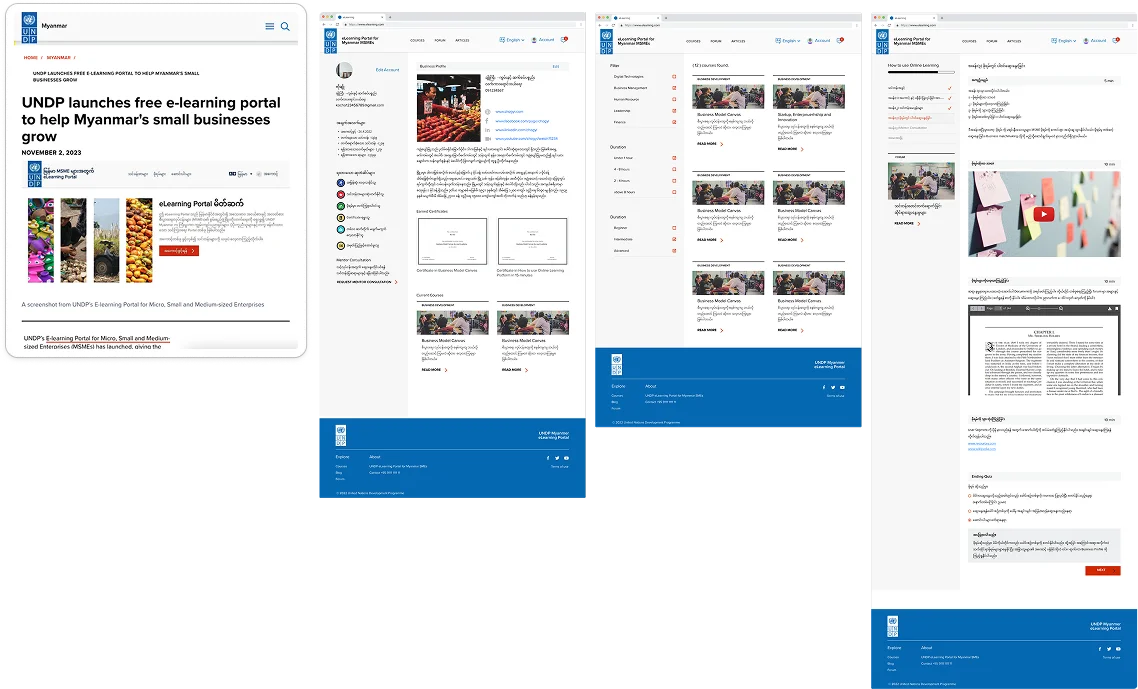 UNDP eLearning Program - LMS system design part 1